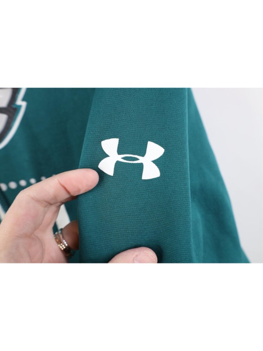 Under Armour NFL Combine Mens Medium Philadelphia Eagles Football Hoodie Green - Picture 5 of 16